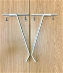 Pair Spur Energy Saving Radiator Shelf Brackets with screws Energy Saving Radiator shelves rad shelf Brackets No drill radiator top shelf 11/Spur Energy Saving Radiator Brackets.jpg